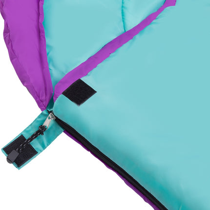 Lila-Türkiser mittelschwerer Schlafsack