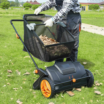 Push Lawn Sweeper, 21-Inch, 3.5 Cu Ft Hopper Bag