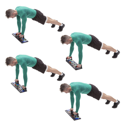 Push Up Board, Red Multi-Position Fitness Tool