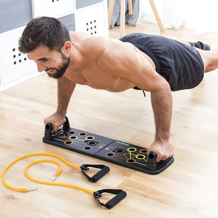 Push-Up Board and Men's Sauna Vest XL by InnovaGoods, Resistance Bands, 100 kg