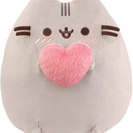 Pusheen Kuscheltier mit Herz, 22 cm Plüschkatze Figur
