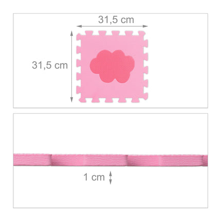 Puzzle 3x3 tapis puzzle avec cadre