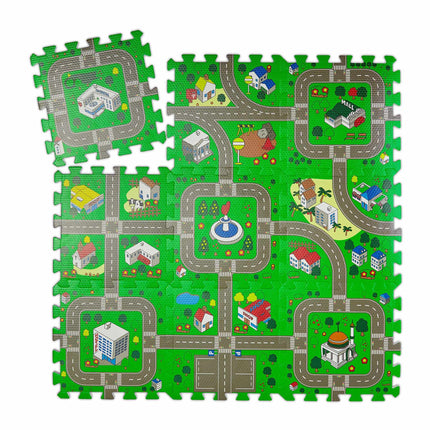 Puzzlematte Straße