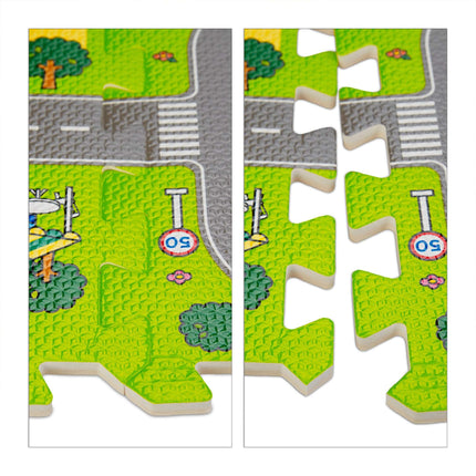 Tapis Puzzle Route avec Animaux