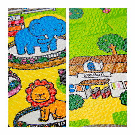 Tapis Puzzle Route avec Animaux