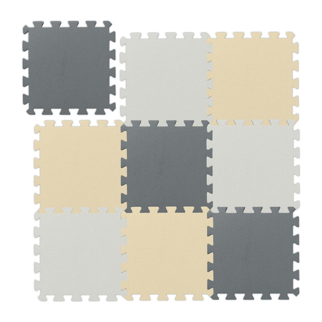 Tapis de jeu puzzle, mousse EVA, ensemble de 3 couleurs