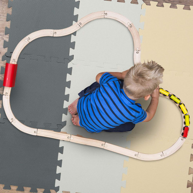 Tapis de jeu puzzle, mousse EVA, ensemble de 3 couleurs