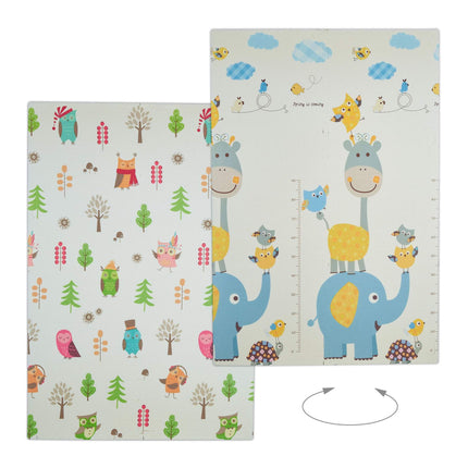 Duo de tapis puzzle : hibou / éléphant