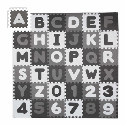 Tapis puzzle avec ABC et chiffres
