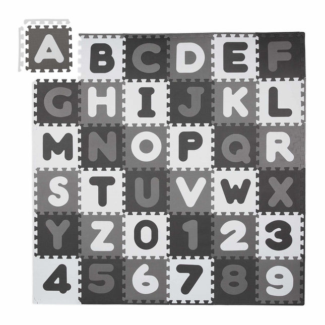 Tapis puzzle avec ABC et chiffres
