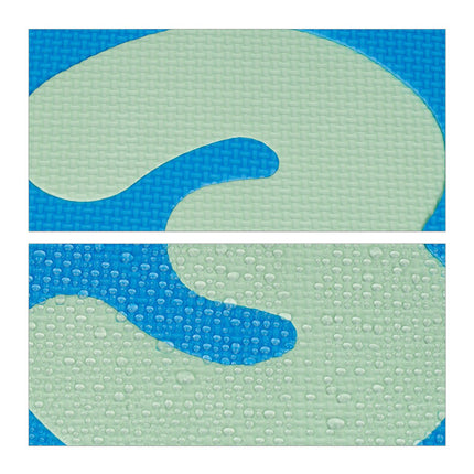 Tapis puzzle avec chiffres et bordure