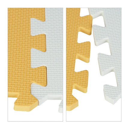 Tapis puzzle avec chiffres et bordure