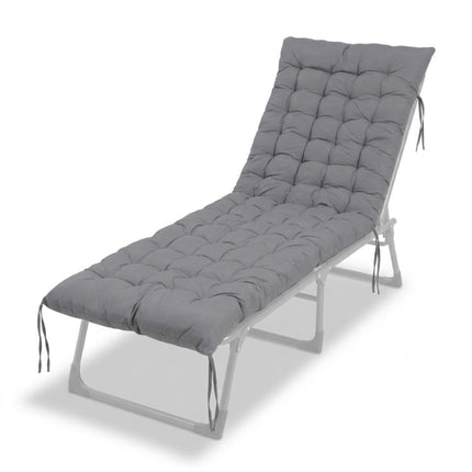 Coussin matelassé pour banc de jardin avec attaches, rembourrage épais