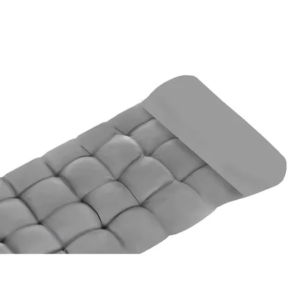 Coussin matelassé pour transat de jardin gris 23490