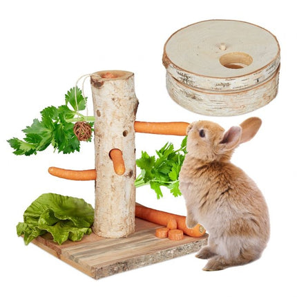 Jouet lapin en 2 parties