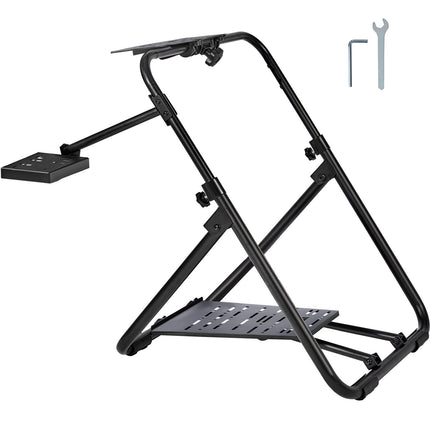 Racing Steering Wheel Stand – Foldable, Height Adjustable