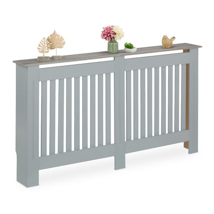 Cache-radiateur avec étagère en bois - Design moderne