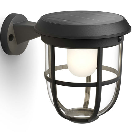 Radii Wandleuchte Solar Ultra Effiziente LED 250lm Schwarz