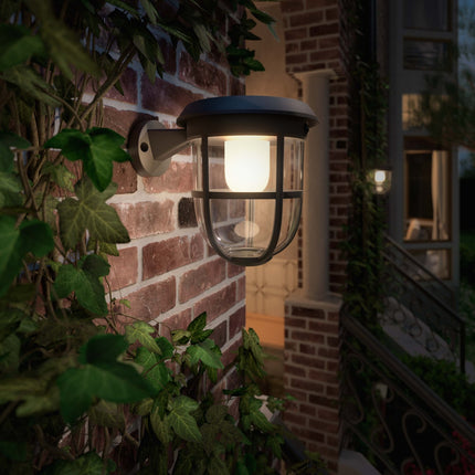 Radii Wandleuchte Solar Ultra Effiziente LED 250lm Schwarz