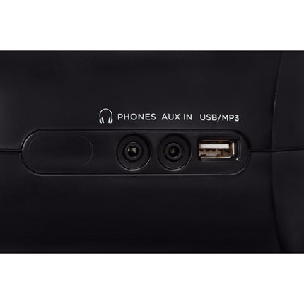Radio mit CD-Player, Kassettenrekorder und Bluetooth Rot