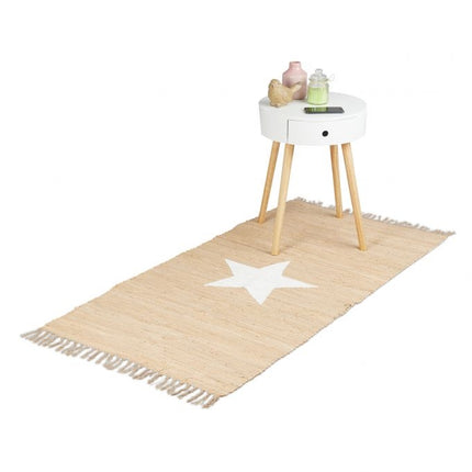 Tapis en chiffon motif étoile