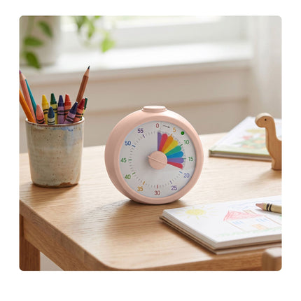Regenbogen-Timer mit einstellbarer Lautstärke – 60-Minuten-Countdown
