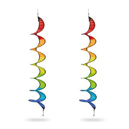 Lot de 2 carillons éoliens arc-en-ciel