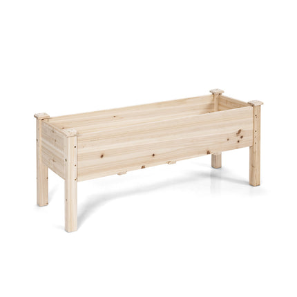 Support pour jardinière surélevée, en bois de sapin, 120 cm