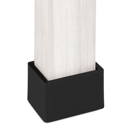 Jardinière surélevée en bois avec doublure amovible