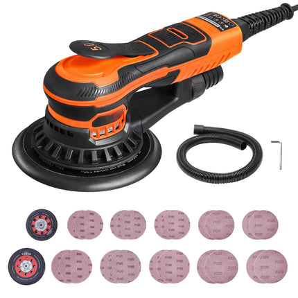 Random Orbital Sander 5 and 6-Inch, 350W Brushless, 6-Speed