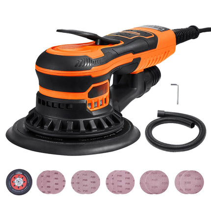 Random Orbital Sander 6-Inch, 350W Brushless, 6-Speed