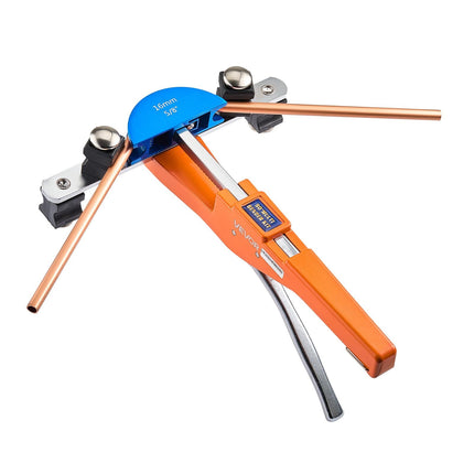 Ratcheting Tube Bender Kit 6–22 mm, 7 Dies, HVAC