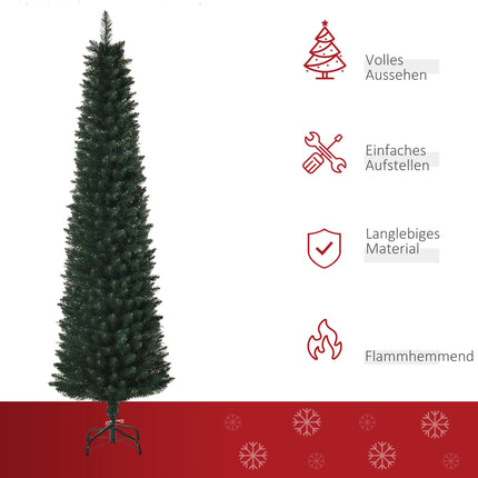Sapin de Noël réaliste de 180 cm, 380 branches, ignifugé