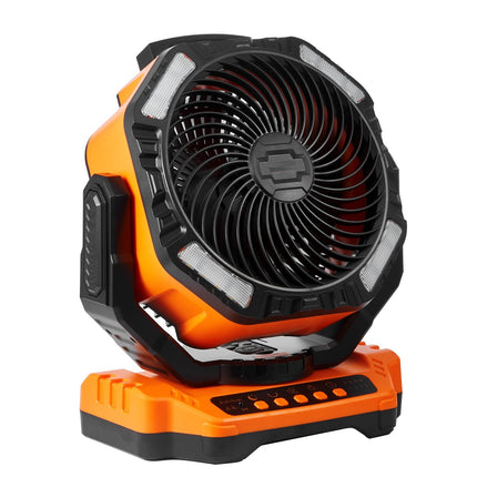 Rechargeable Portable Fan 40000mAh, LED Lantern, Oscillating