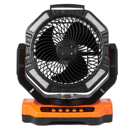 Rechargeable Portable Fan 40000mAh, LED Lantern, Oscillating