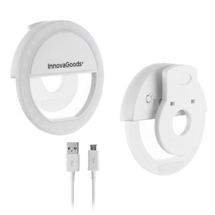 Wiederaufladbares Selfie-Ringlicht Instahoop InnovaGoods