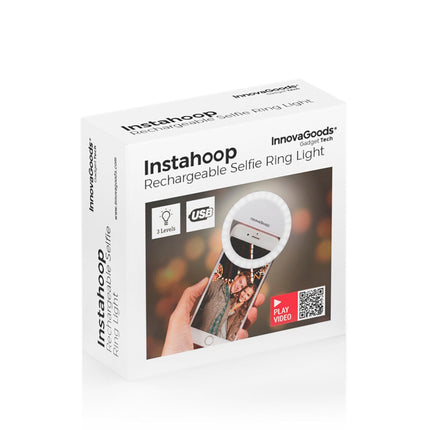 Wiederaufladbares Selfie-Ringlicht Instahoop InnovaGoods