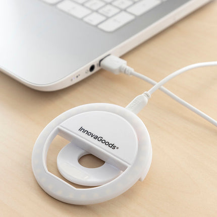 Wiederaufladbares Selfie-Ringlicht Instahoop InnovaGoods