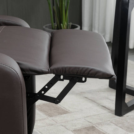 Fauteuil inclinable avec massage, dossier réglable, similicuir