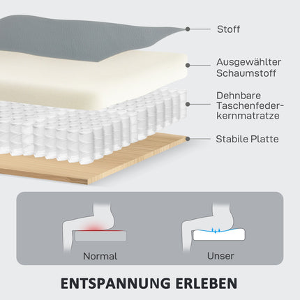 3-Sitzer Relaxsofa, Kunstleder, Dunkelgrau