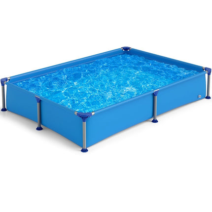 Rechteckiger Metallrahmen-Kinderpool, 2,28m x 1,59m x 42cm