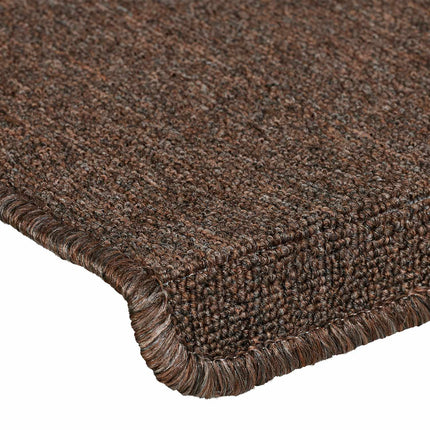 Lot de 15 marches d'escalier rectangulaires - Tapis antidérapants