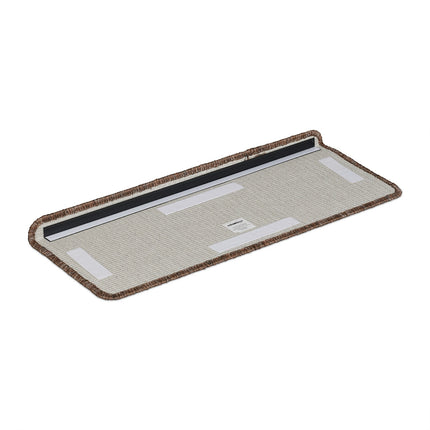 Lot de 15 marches d'escalier rectangulaires - Tapis antidérapants