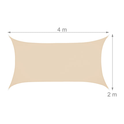 Rechteckige Markise aus Polyester