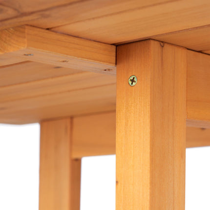 Table pliante rectangulaire en bois
