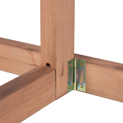 Rechteckiger Klapptisch Holz braun