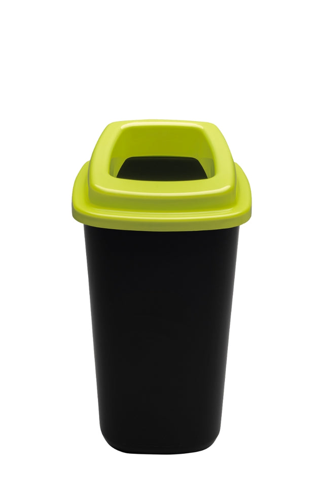 Poubelle de recyclage 28 L - Verte, tri des déchets facile