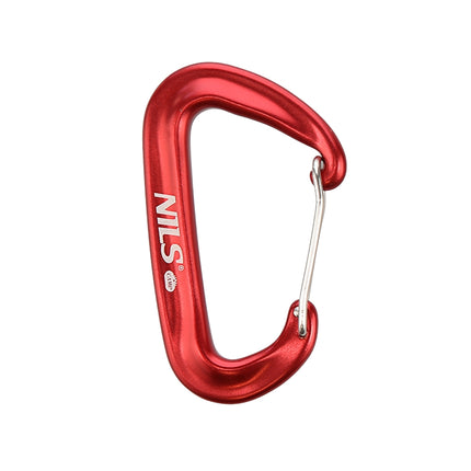 Roter Karabiner 12 kN, robuster Kletterclip