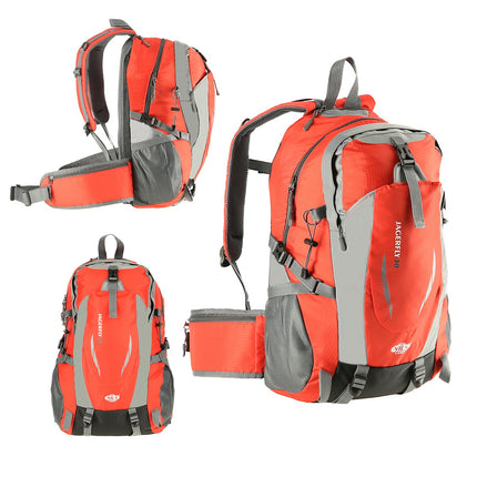 Sac à dos de randonnée rouge, capacité 30 L, léger