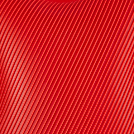 Bouillotte rouge avec housse grise